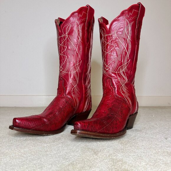 Women's Red Dan Post Boots - size 7 - Picture 3 of 12